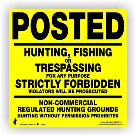 Shop – No Trespassing Signs