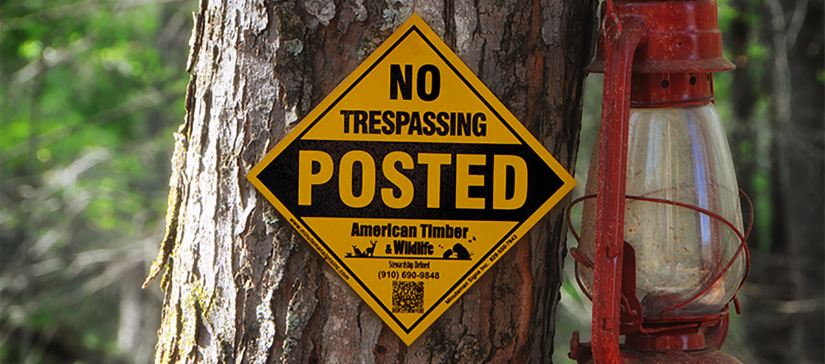 Buy No Trespassing Signs